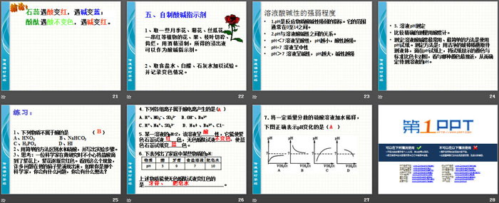 《物质的酸碱性》PPT课件