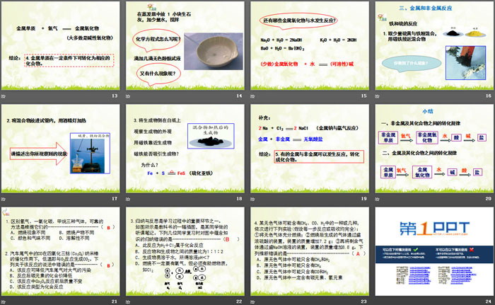 《物质的转化》PPT