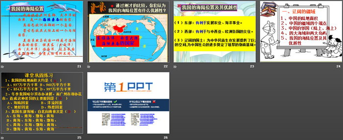 《辽阔的疆域》中华各族人民的家园PPT课件