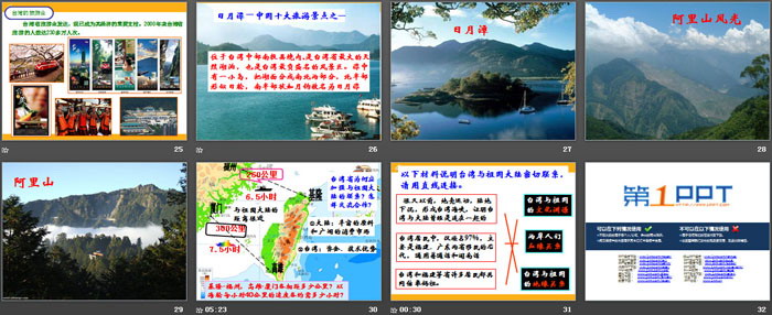 《认识宝岛台湾》中华各族人民的家园PPT