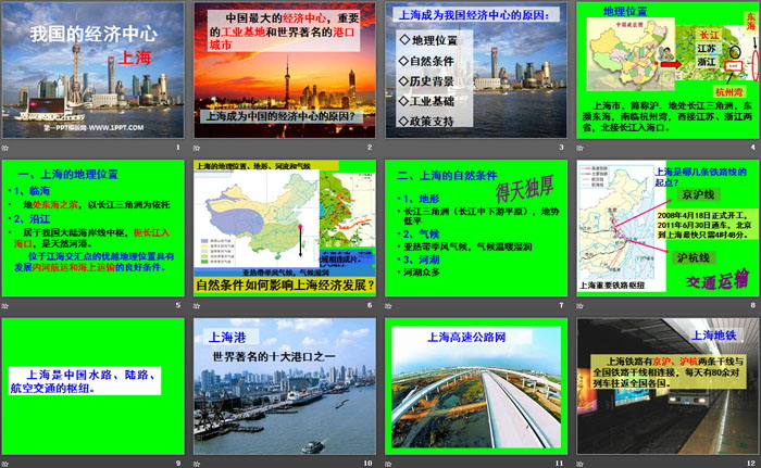 《我国的经济中心—上海》一方水土养一方人PPT