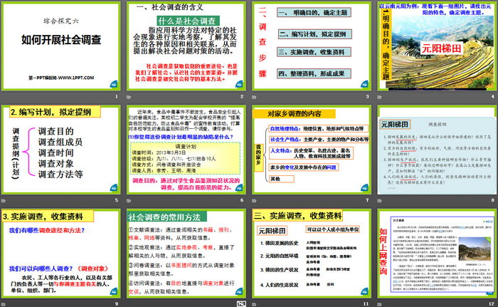 《如何开展社会调查》一方水土养一方人PPT