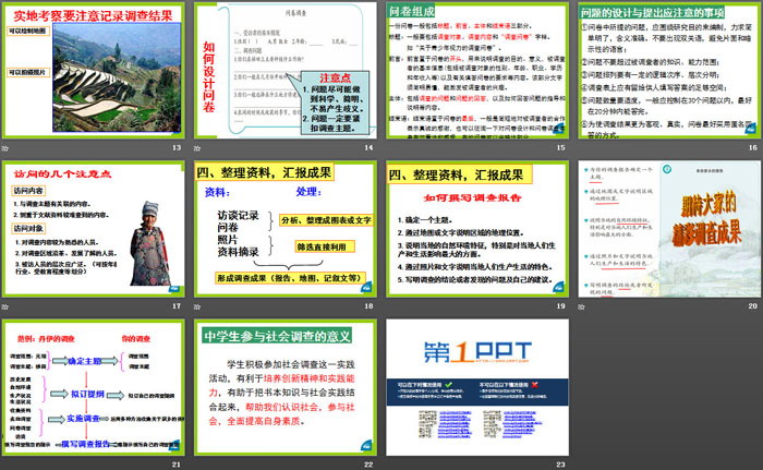 《如何开展社会调查》一方水土养一方人PPT