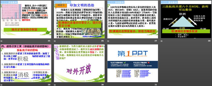 《连通世界的新航路》世界工业文明的曙光与近代社会的开端PPT