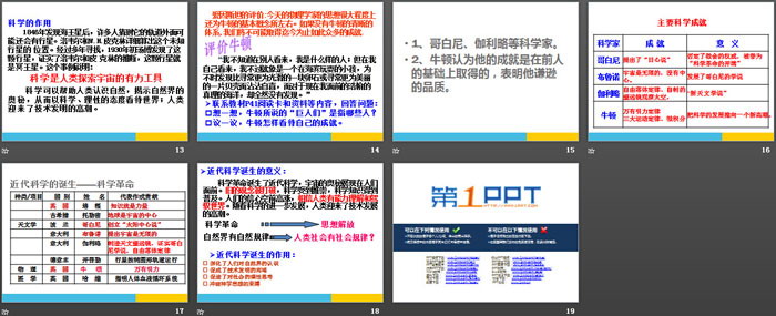 《科学革命》世界工业文明的曙光与近代社会的开端PPT课件