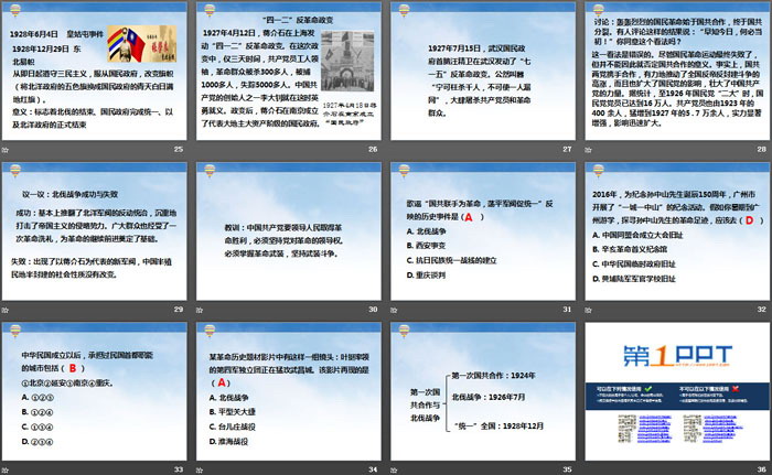 《第一次国共合作与北伐战争》开辟新的发展道路PPT课件