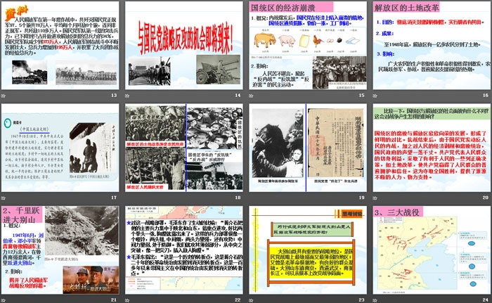 《解放战争》中国革命的胜利PPT