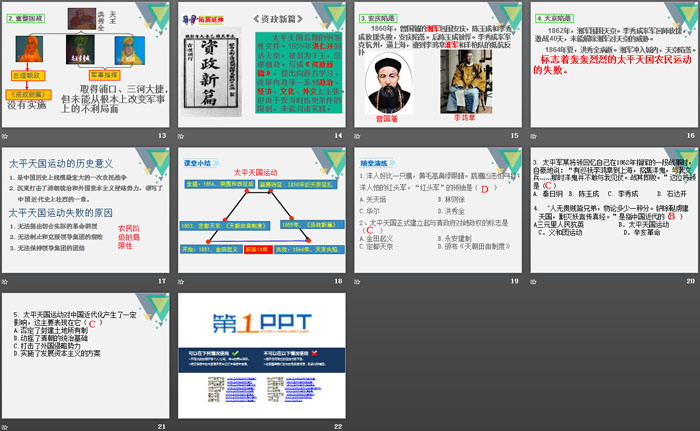 《太平天国运动》PPT