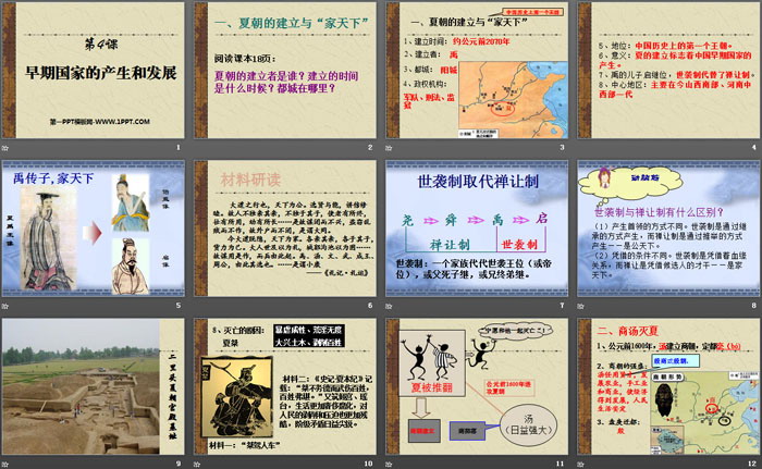 《早期国家的产生和发展》PPT课件下载