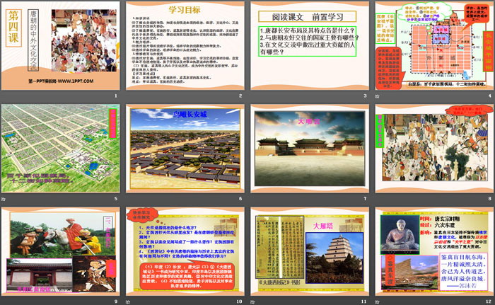 《唐朝的中外文化交流》PPT课件