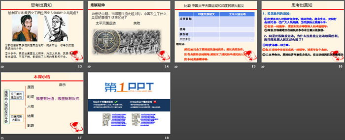 《殖民地人民的反抗斗争》PPT下载