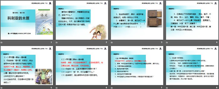 《科利亚的木匣》PPT