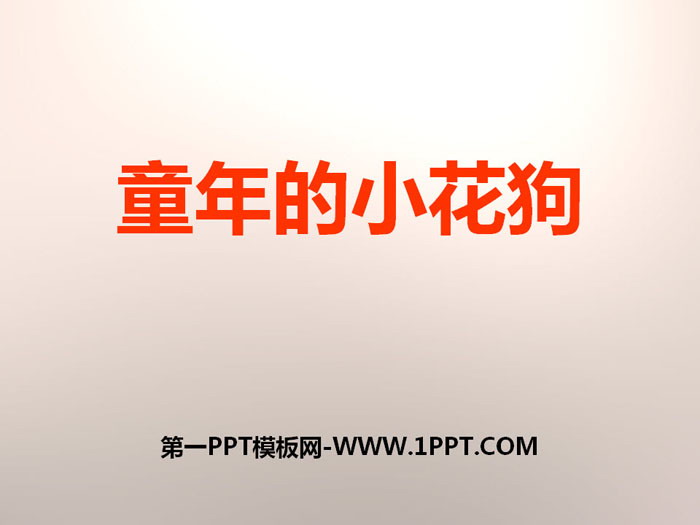 《童年的小花狗》PPT课件
