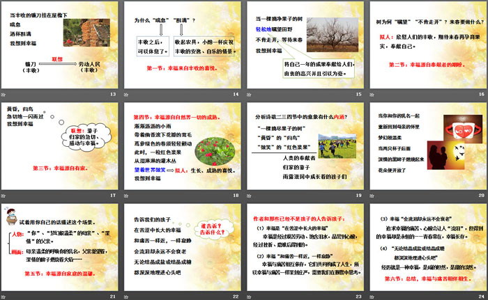 《幸福——告诉我们的孩子》PPT