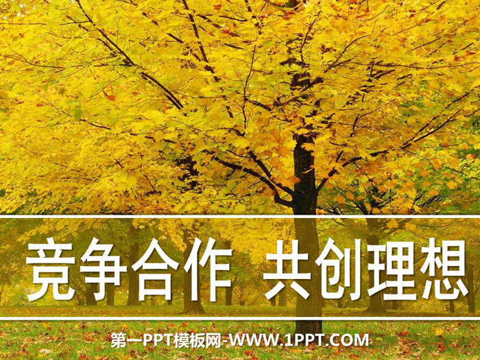 《竞争合作 共创理想》PPT