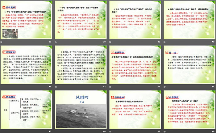 《短诗五首》PPT免费课件
