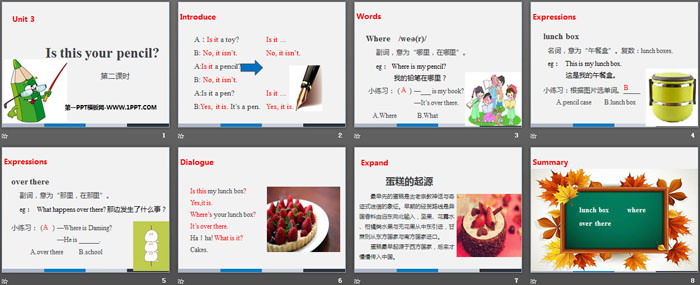 《Is this your pencil?》PPT(第二课时)