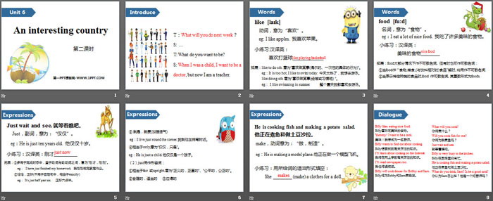 《An interesting country》PPT(第二课时)