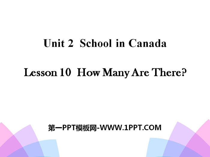 《How Many Are There?》School in Canada PPT