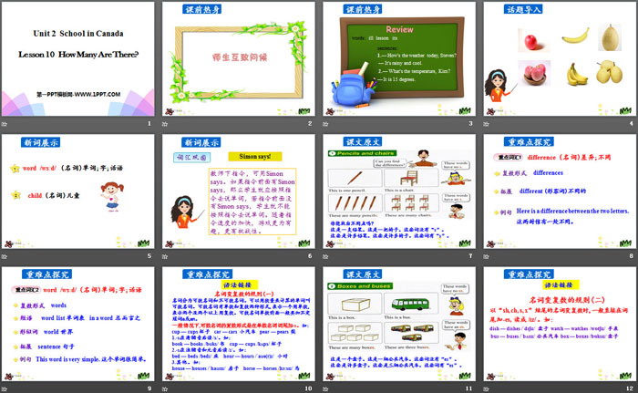 《How Many Are There?》School in Canada PPT