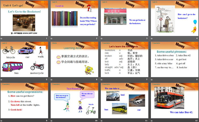 《Let\s Go to the Bookstore!》Let\s Go! PPT免费课件
