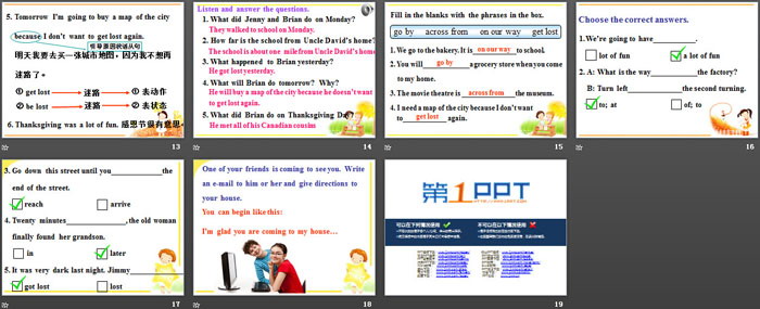 《I Need a Map!》My Neighbourhood PPT