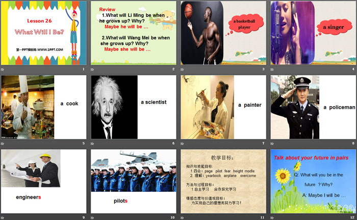 《What Will I Be?》My Future PPT