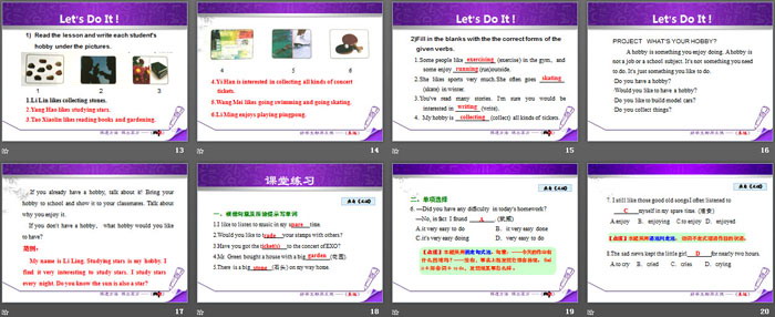 《What\s Your Hobby?》Enjoy Your Hobby PPT课件下载
