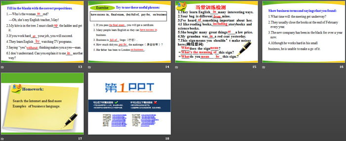 《Business English》Buying and Selling PPT