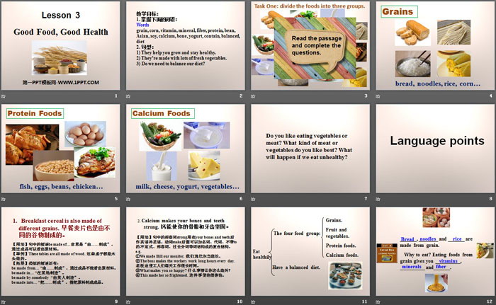 《Good Food,Good Health》Stay healthy PPT