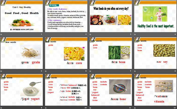 《Good Food,Good Health》Stay healthy PPT课件