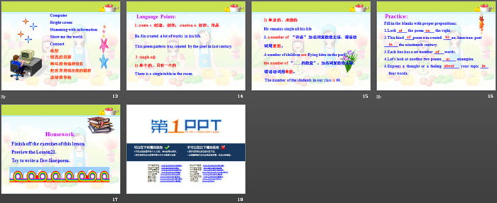 《Say It in Five》Stories and Poems PPT课件