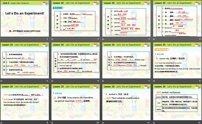 《Let\s Do an Experiment》Look into Science! PPT教学课件