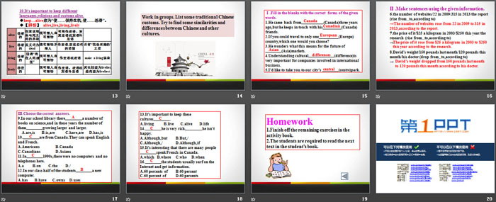 《Home to Many Cultures》Culture Shapes Us PPT