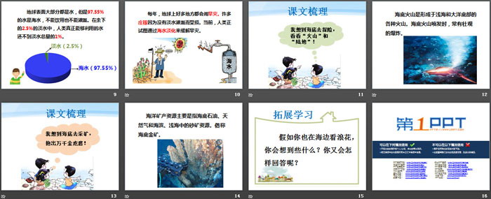 《看浪花》PPT下载
