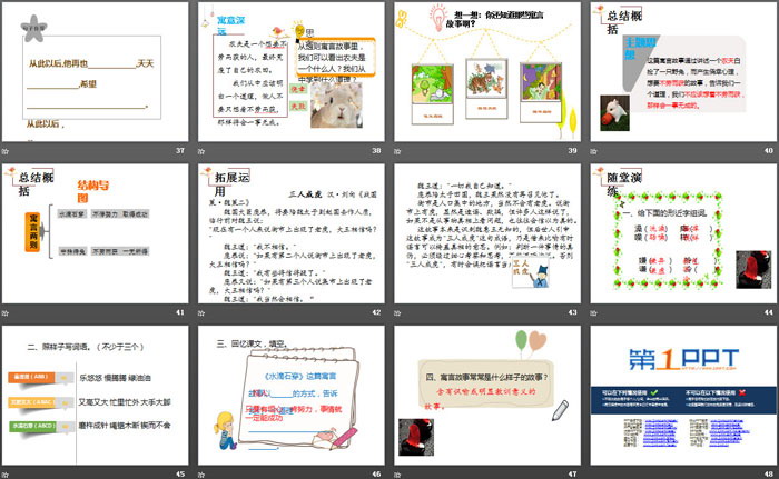 《寓言两则》PPT