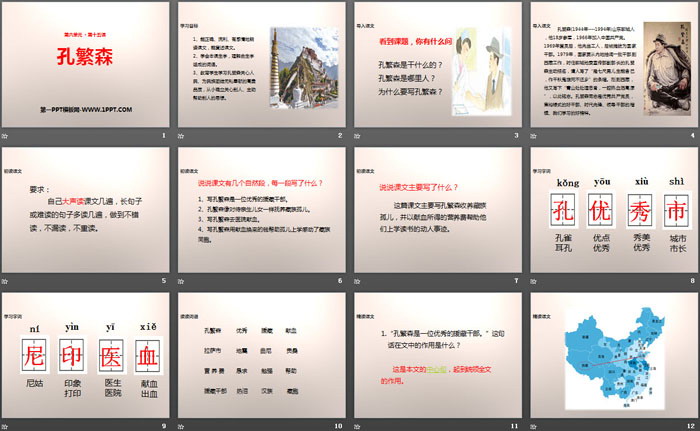 《孔繁森》PPT