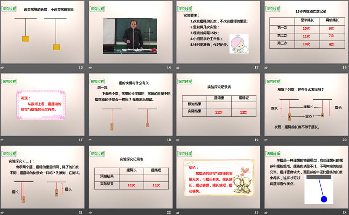 《摆的研究》时间的测量PPT下载