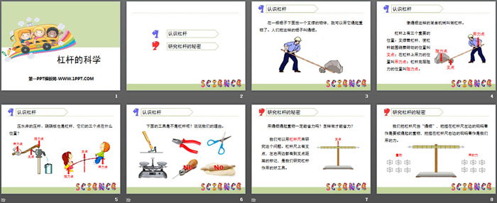 《杠杆的科学》工具和机械PPT