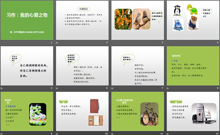 《我的心爱之物》PPT课件