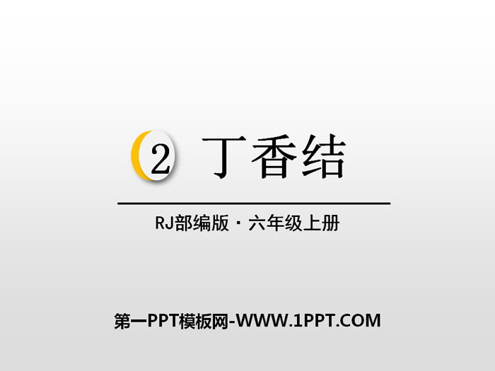 《丁香结》PPT