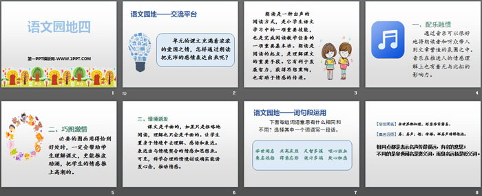 《语文园地四》PPT(五年级上册)
