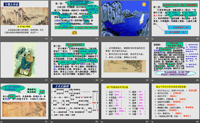 《赤壁赋》PPT课件