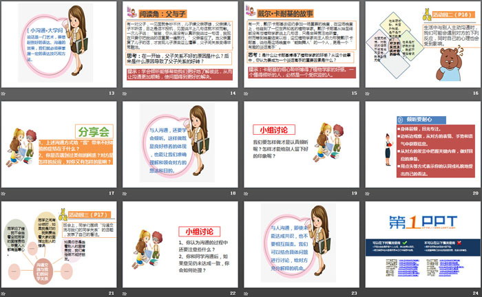 《学会沟通交流》面对成长中的新问题PPT课件(第二课时)