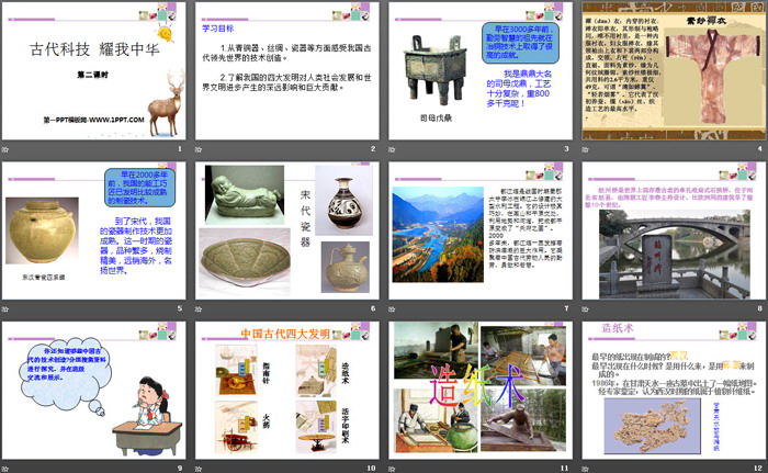 《古代科技 耀我中华》骄人祖先 灿烂文化PPT(第二课时)