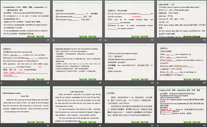《Travelling Around》Reading and Thinking PPT