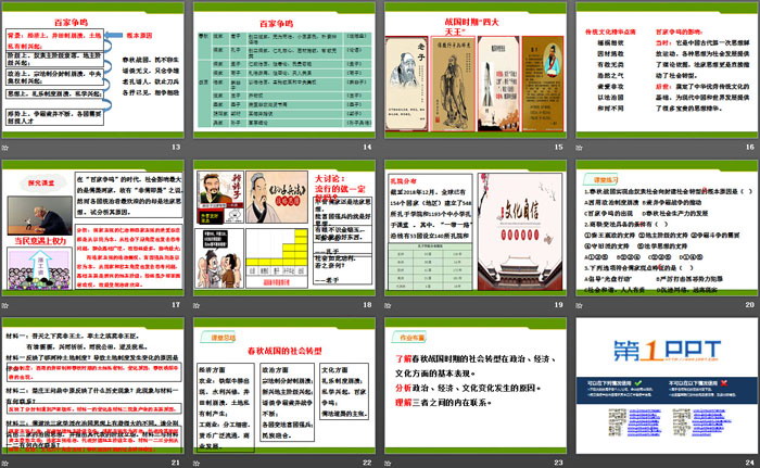 《诸侯纷争与变法运动》从中华文明起源到秦汉大一统封建国家的建立与巩固PPT教学课件