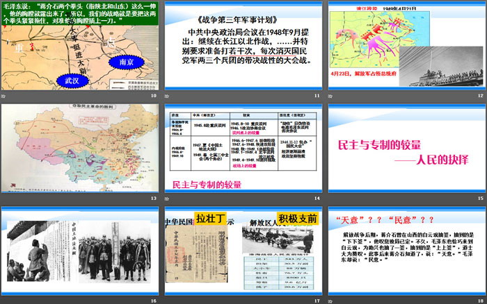《人民解放战争》PPT