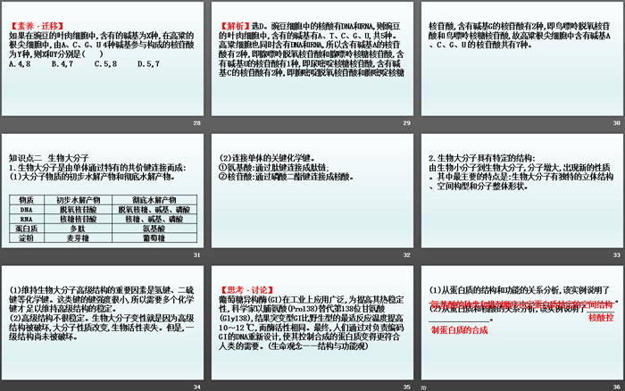 《核酸是遗传信息的携带者》组成细胞的分子PPT课件