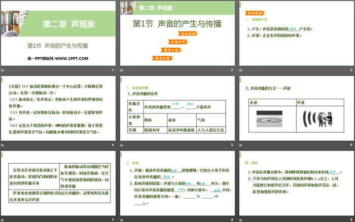 《声音的产生与传播》声现象PPT下载